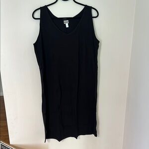 Black Bow Women's sleeveless Dress